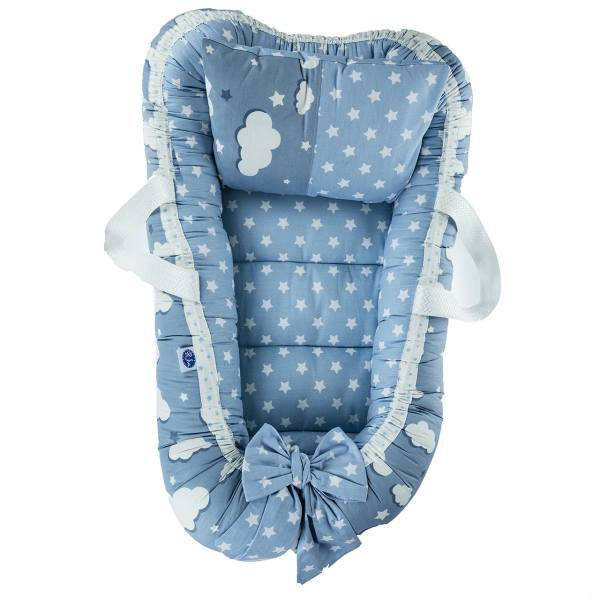 سرویس 3 تکه خواب نوزادی رها مدل Stars And Clouds، Roha Stars And Clouds Baby Bed Set 3 Pieces