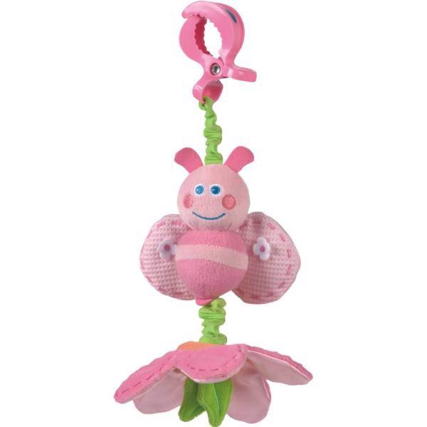 آویز پلی گرو مدل زنبور صورتی، Playgro Pink Bee Doll Pendant