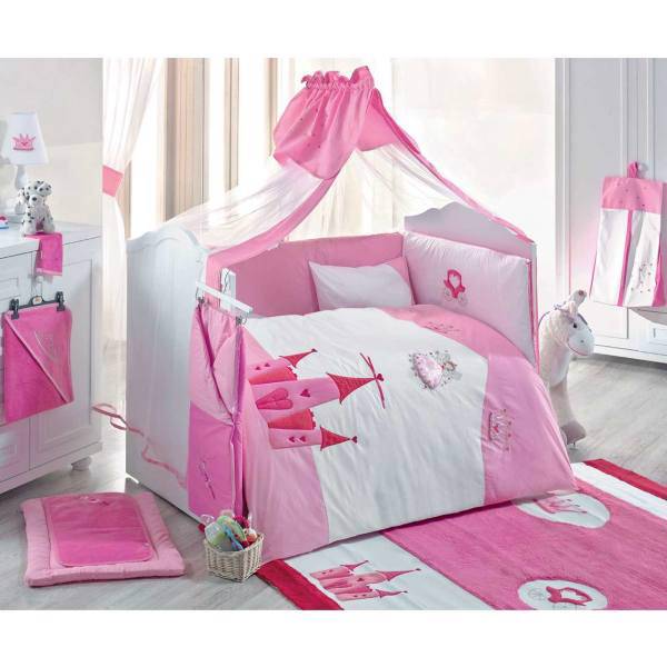 سرویس 9 تکه لحاف کودک کیدبو مدل Princess، Kidboo Princess 9 Pieces Kids Duvet Set