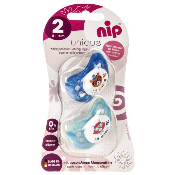 پستانک نیپ مدل 31313BB بسته 2 عددی، Nip 31313BB Pacifier And Accessories Pack Of 2