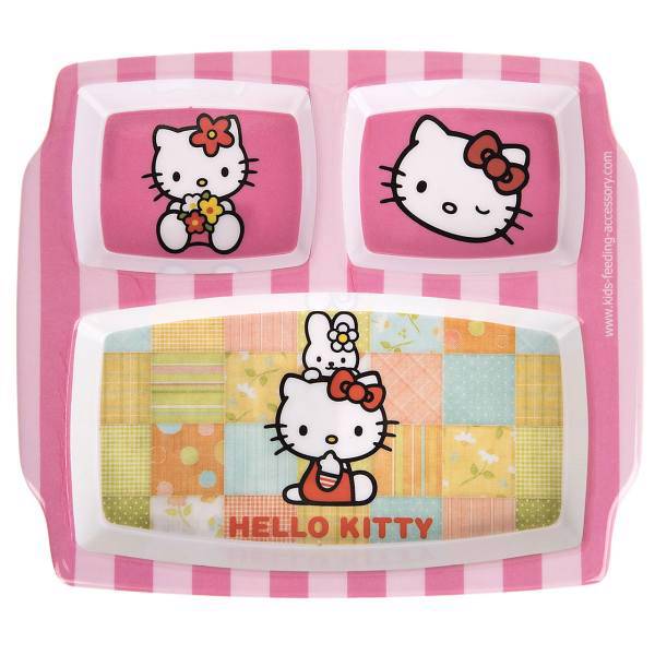 ظرف غذای کودک بلو بیبی مدل Hello Kitty، Blue Baby Hello Kitty Baby Dish