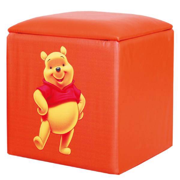 جلو مبلی کودک پینک مدل Pooh، Pink Pooh Kids Sofa Puff