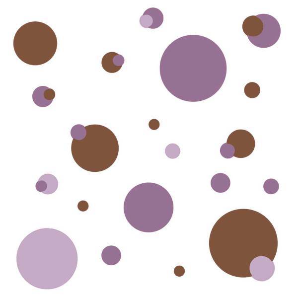 استیکر رومیت مدل Just Dots Purple Peel And Stick Wall Decals، Roommate Just Dots Purple Peel And Stick Wall Decals Sticker