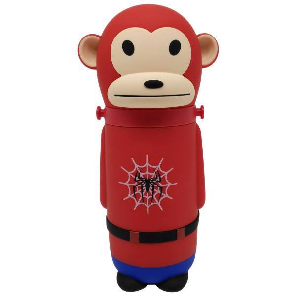 فلاسک کیدتونز مدل بیگ مانکی طرح اسپایدرمن کد KKF-086-1 ظرفیت 280 میلی لیتر، Kidtunse Big Monkey Spiderman KKF-086-1 Flask 280 ml