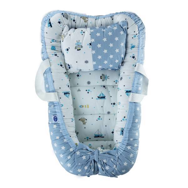 سرویس 3 تکه خواب نوزادی رها مدل Star And Dogs، Roha Star And Dogs Baby Bed Set 3 Pieces