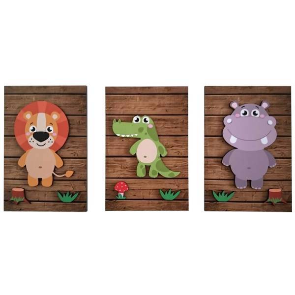 تابلو برجسته کودک ژیوار مدل Land of Animals Series 1، Zhivar Land of Animals Series 1 Kid Board