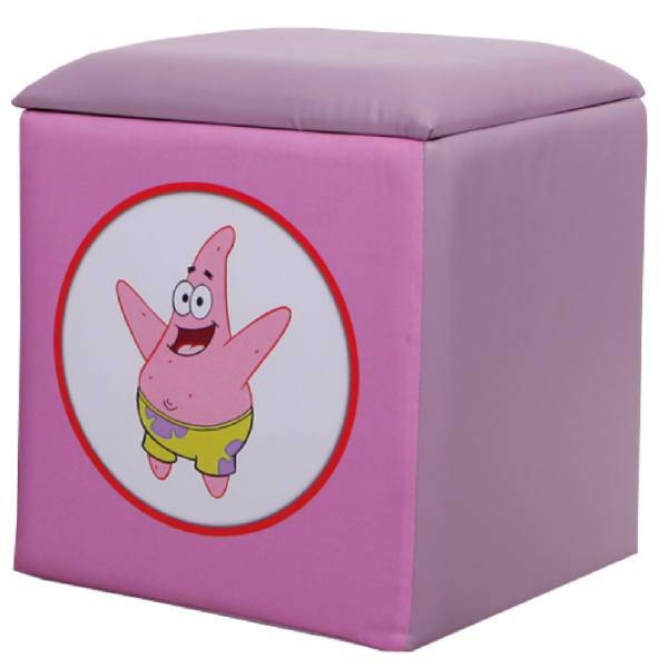 جلو مبلی کودک پینک مدل Patric، Pink Patric Kids Sofa Puff