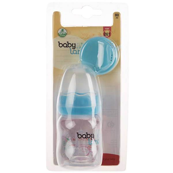 شیشه شیر بیبی لند مدل 261 ظرفیت 80 میلی لیتر، Baby Land 261 Baby Bottle 80ml