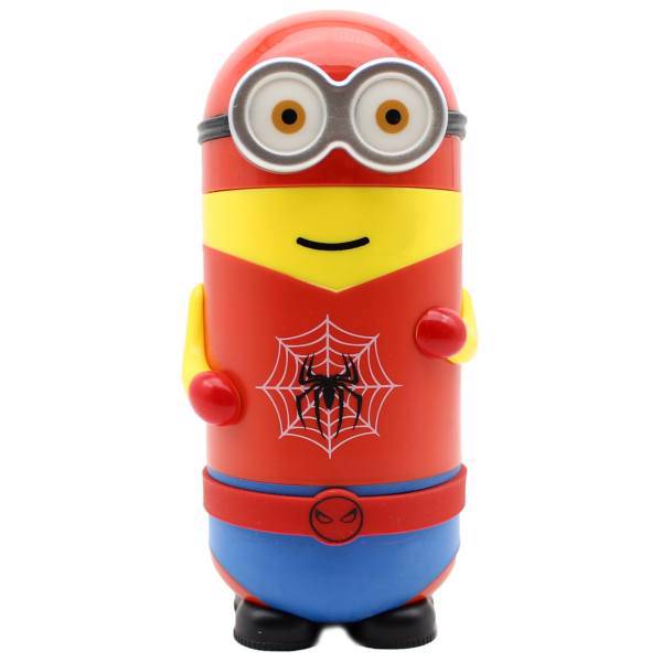 فلاسک کیدتونز مدل مینیون طرح اسپایدرمن کد KKF-083 ظرفیت 260 میلی لیتر، Kidtunse Minion Spiderman KKF-083 Flask 260 ml