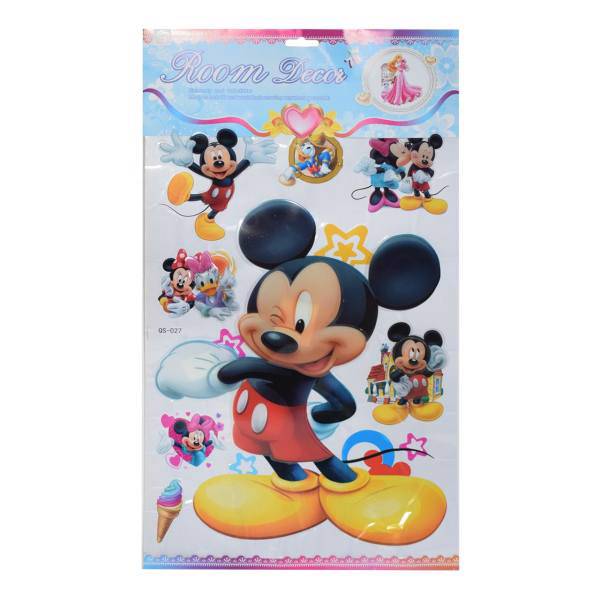 استیکر سه بعدی Room Decor طرح میکی موس، Room Decor Micky Mouse 3D Sticker