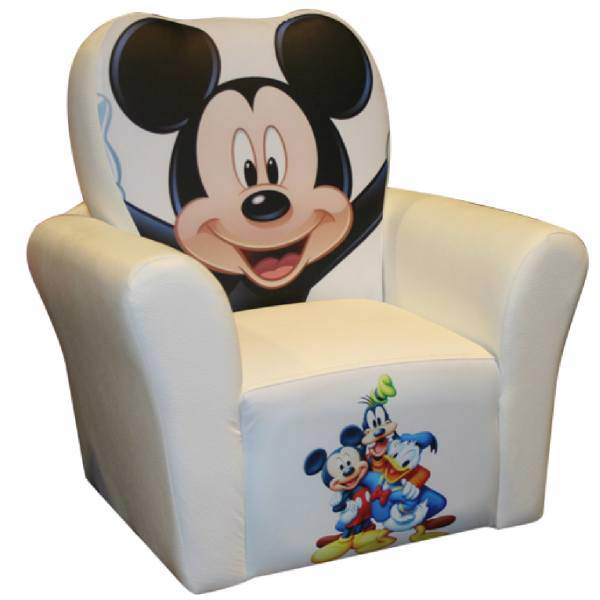 مبل کودک پینک مدل Mickey Mouse، Pink Mickey Mouse Kids Sofa