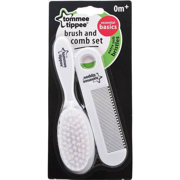 ست برس و شانه نوزاد تامی تیپی 43309920، Tommee Tippee 43309920 Brush and Comb