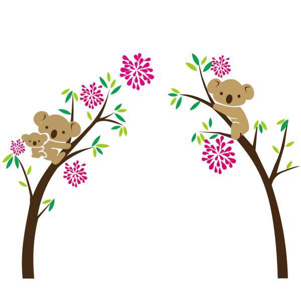 استیکر چوبی جیک جیک مدل کوالا، Jikjik Koala bear Wood Sticker