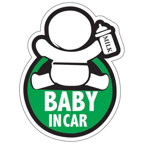 استیکر کودک بیبی آن بورد گراسیپا مدل بیبی آن بورد 02، Grasipa Baby On Board 02 Sticker