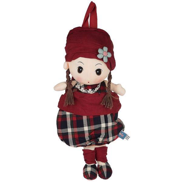 کوله پشتی اچ دبلیو دی مدل Red Plaid Dress، HWD Backpack Red Plaid Dress