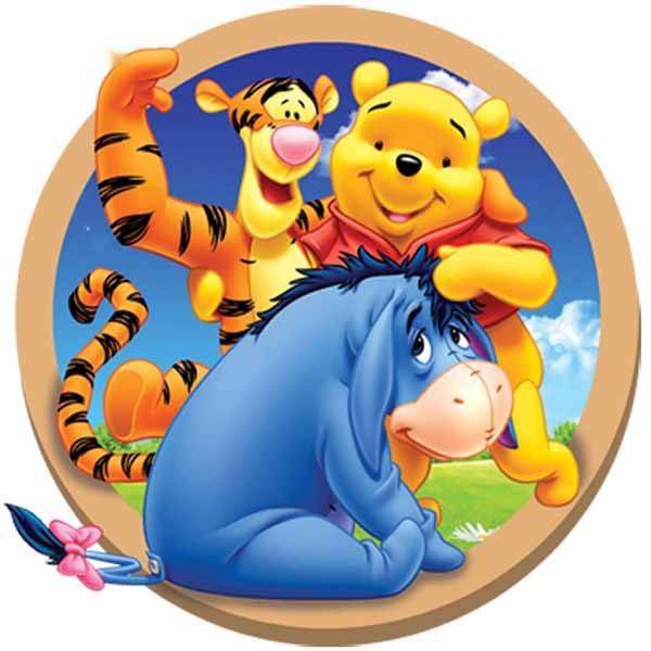 استیکر سه بعدی ژیوار طرح پو و دوستان، Zhivar Pooh and Friends 3D Wall Sticker