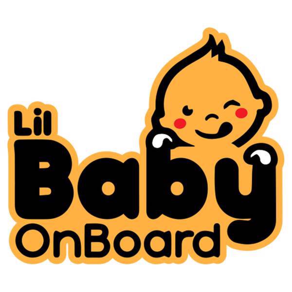 استیکر کودک بیبی آن بورد گراسیپا مدل بیبی آن بورد 03، Grasipa Baby On Board 03 Sticker