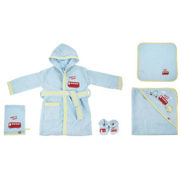 ست 5 تکه حوله نوزادی مادرکر مدل G291691 کد 1662، Mothercare G291691 Baby Towel Set 5 Pcs