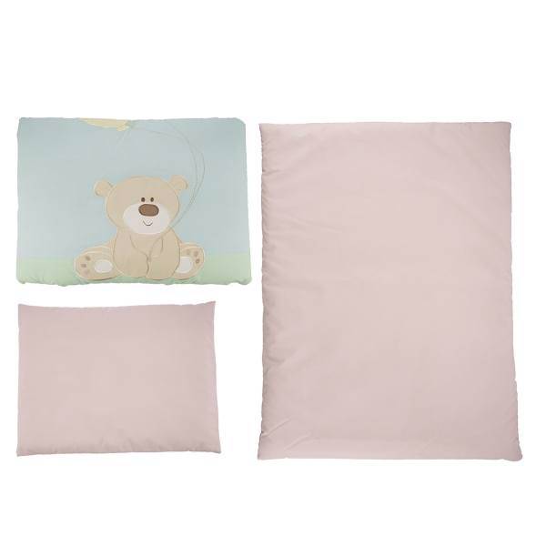 سرویس 3 تکه لحاف کودک مدل Bear Turquoise، Bear Turquoise Kids Duvet Set 3 Pcs