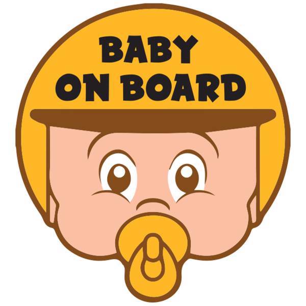 استیکر کودک بیبی آن بورد گراسیپا مدل بیبی آن بورد 08، Grasipa Baby On Board 08 Sticker