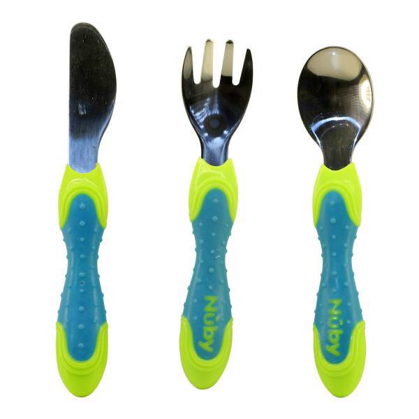 ست قاشق و چنگال نوبی مدل ID 5433، Nuby ID 5433 Spoon And Fork Set