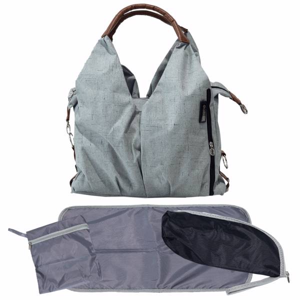 ساک لوازم کودک لالابای مدل 279Gray، Lullaby 279Gray Diaper Bag