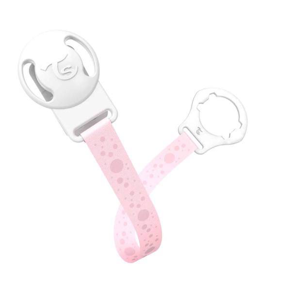 بند پستانک توییست شیک مدل 78291، PACIFIER CLIP - PASTEL PINK