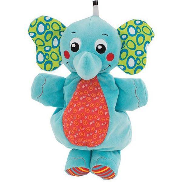 آویز موزیکال پلی گرو مدل Musical Pullstring Elephant، Playgro Musical Pullstring Elephant CribToys