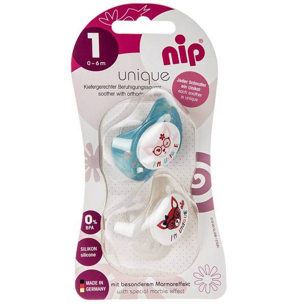 پستانک نیپ مدل 31312GW بسته 2 عددی، Nip 31312GW Pacifier And Accessories Pack Of 2