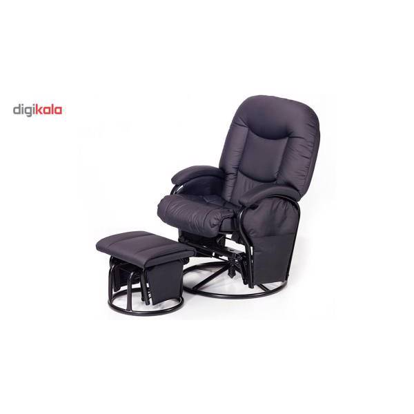 صندلی استراحت مادر هاوک مدل Metal Glider 11 Black، Hauck Metal Glider 11 Black Chair rest