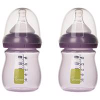 شیشه شیر یومیی مدل N100002-P ظرفیت 160 میلی لیتر بسته 2 عددی Umee N100002-P Baby Bottle 160 ml Pack Of 2