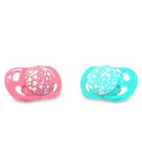 پستانک تویست شیک هلویی و فیروزه ای 0 الی6 ماه بسته 2 عددی Twistshake PACIFIER MINI Peach Turquoise 0-6M