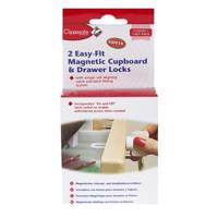 قفل آهنربایی کشو کلیپاسیف مدل CL715 بسته 2 عددی Clippasafe CL715 Magnetic and Drawer Locks Pack Of 2