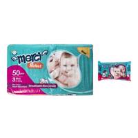 پوشک مرسی مدل Perfect سایز 3 بسته 50 عددی Merci Perfect Size 3 Diaper Pack of 50