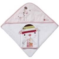 لیف و حوله کودک مامز اند پاپز مدل Girl - Mamas And Papas Girl Baby Towel And Mitt