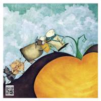 تابلو قصه گو کیدتونز طرح تخمه طلایی کدو - Kidtunes The Golden Seed Of Pumpkin Storyteller Board