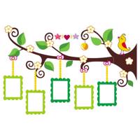 استیکر چوبی جیک جیک مدل درخت نقاشی - Jikjik Painting Tree Wood Sticker