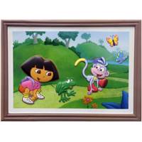 استیکر 3 بعدی برجسته دکوفان مدل Dora - Decofun Dora 3D Wall Sticker