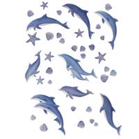 استیکر دکوفان مدل دلفین - Decofun Dolphin Wall Sticker