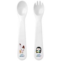 قاشق و چنگال کودک اونت مدل SCF712 Avent SCF712 Baby Fork And Spoon