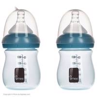 شیشه شیر یومیی مدل N100002-B ظرفیت 160 میلی لیتر بسته 2 عددی - Umee N100002-B Baby Bottle 160 ml Pack Of 2