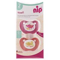 پستانک ارتودنسی نیپ مدل 31306PO بسته 2 عددی Nip 31306PO Pacifier And Accessories Orthodontic Size2 Pack Of 2