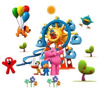 استیکر سه بعدی ژیوار مدل Pocoyo Zhivar Pocoyo 3D Wall Sticker