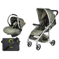 ست کالسکه بیبی هوم مدل Emotion Kaki - Baby Home Emotion Kaki Stroller Set