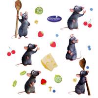 استیکر دکوفان مدل موش سرآشپز - Decofun Ratatouille Wall Sticker