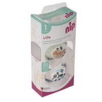 پستانک ارتودنسی نیپ مدل 31301FF بسته 2 عددی Nip 31301FF Pacifier And Accessories Orthodontic Size1 Pack Of 2