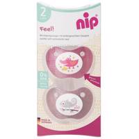 پستانک ارتودنسی نیپ مدل 31307PP بسته 2 عددی Nip 31307PP Pacifier And Accessories Orthodontic Size3 Pack Of 2