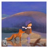 تابلو قصه گو کیدتونز طرح رضا زبله و روباه مکار - Kidtunes Clever Reza And The Cunning Fox Storyteller Board