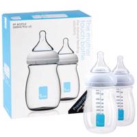 شیشه شیر یومیی مدل N100005-T ظرفیت 260 میلی لیتر بسته 2 عددی Umee N100005-T Baby Bottle 260 ml Pack Of 2