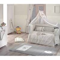 سرویس 9 تکه لحاف کودک کیدبو مدل Cute Bear Beige Kidboo Cute Bear Beige 9 Pieces Kids Duvet Set